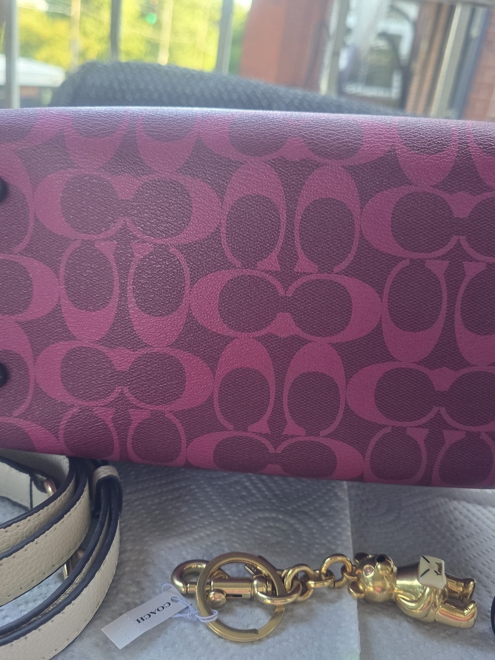 Coach Pink Signature Satchel and Mini Bag Set - Picture 12 of 12
